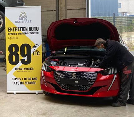 Ateliers mécaniques chez Auto Centrale